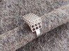 Ring with squares design (small) 3d printed 