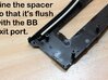 Anti-Jam Spacer for MCX Rattler Air Rifle BB Mag 3d printed 