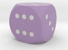 d6 Sphere Dice "Electric Six" (pips) 3d printed 