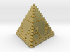 Inverse Sierpinski Tetrahedron Level 3 3d printed 
