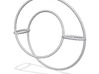 Elliptical Inside-Out | Bracelet | 2x1 Circle 3d printed 