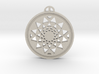 Highworth Wiltshire Crop Circle Pendant 3d printed 