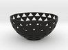 triangles bowl 3d printed 