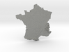 France heightmap 3d printed 