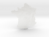 France heightmap 3d printed 