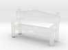 HO Scale Welcome Bench 3d printed This is a render not a picture