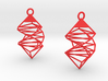 Earrings 3d printed 