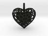 Inner Heart Pendant 3d printed 
