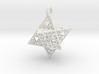 Sierpinski Merkaba Pendant 3d printed 