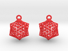 Icoearrings 3d printed 