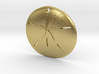 Sand Dollar earring 3d printed 