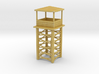 Wooden Watch Tower 1/87 3d printed 