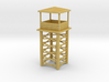 Wooden Watch Tower 1/200 3d printed 