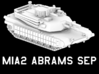 M1A2 Abrams SEP (TUSK) 3d printed 