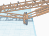 1/87th Radial Conveyor for quarries and gravel  3d printed 