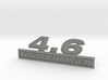 46-TURBOCHARGED Fender Emblem  3d printed 