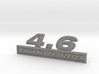 46-TWINTURBO Fender Emblem  3d printed 