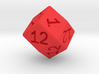 Gambler's D12 (rhombic) 3d printed 
