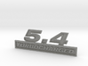 54-TURBOCHARGED Fender Emblem 3d printed 