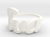 Ava Ring 3d printed 