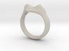 heart ring "Polena" 3d printed 