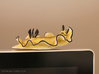 Becia the Nudibranch 3d printed Hand Painted White Strong & Flexible Polished - on computer monitor! 