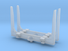 1/87th HO scale log bunk set of 2 with angled top 3d printed 