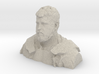 Demo H, Bust, 1/4 Scale - Sandstone 3d printed 