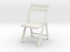 1:24 Wood Folding Chair (Not Full Size) 3d printed 