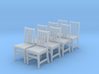 1:48 Arts & Crafts Chair, Set of 8 3d printed 