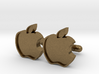 Apple Cufflink 3d printed 
