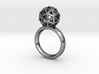 Geodesic Dome Ring size 7 3d printed 