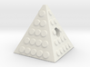 Pyramid knob 3d printed 
