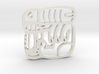 Your name Mayan keychain 3d printed 