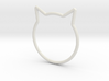 Cat Ear Ring "Büsi" 3d printed 