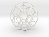 Dodecahedron in Truncated Icosahedron 3d printed 