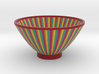 DRAW bowl - multicolor wedges 3d printed 