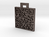 QRCode -- My name is Mike, and you\'re a nerd. 3d printed 