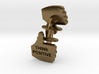 Thumbs Up think positive Cufflink 3d printed 