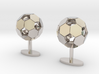 Soccer Cufflinks 3d printed 
