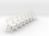 1:24 Group Folding Chairs (Not Full Size) 3d printed 