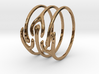 The Ripple Stacked Rings 3d printed 