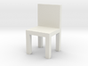 HO Scale Chair 3d printed 