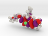 Mauveine LUMO molecular orbital 3d printed 