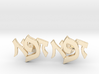 Hebrew Monogram Cufflinks - "Daled Aleph Pay" 3d printed 