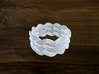 Turk's Head Knot Ring 5 Part X 11 Bight - Size 12. 3d printed 