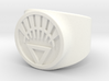 White Life Ver 2 GL Ring Sz 5 3d printed 