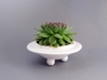 Planter - Porcelain UFO Succulent Planter  3d printed 