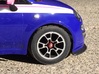 RIM006-01 Tamiya M Chassis Fiat 500 Sport Wheel  3d printed Painted and Installed on M03-m