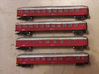 DSB Intercity train T gauge 1:450 (Cars only) 3d printed 